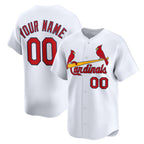 Custom St. Louis Cardinals White Puhics Home Limited Jersey