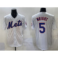 New York Mets #5 David Wright White Puhics Stitched Jersey