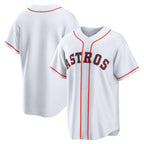 Houston Astros White Puhics Home Replica Jersey