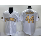 San Diego Padres #44 Joe Musgrove White Puhics 2022 All Star Stitched Cool Base Jersey