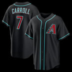 Arizona Diamondbacks #7 Corbin Carroll Black Puhics Alternate Replica Jersey