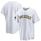 Colorado Rockies Blank White Puhics 2022 All-Star Cool Base Stitched Jersey