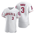 Los Angeles Angels #3 Waylor Ward White Puhics Flex Base Stitched Jersey
