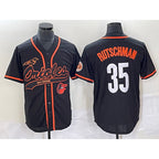 Baltimore Orioles #35 Adley Rutschman Black Puhics With Patch Cool Base Stitched Jersey