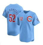Chicago Cubs #52 Pete Crow-Armstrong 2024-25 Blue Puhics 2nd Alternate Limited Stitched Jersey