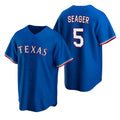 Texas Rangers #5 Corey Seager Blue Puhics Cool Base Stitched Jersey