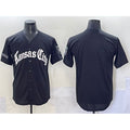 Kansas City Royals Blank Black Puhics 'Gothic Crown Edition' Vapor Premier Limited Stitched Jersey