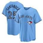 Toronto Blue Jays #25 Anthony Santander Light Blue Puhics Alternate Replica Jersey