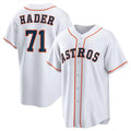 Houston Astros #71 Josh Hader White Puhics Cool Base Stitched Jersey