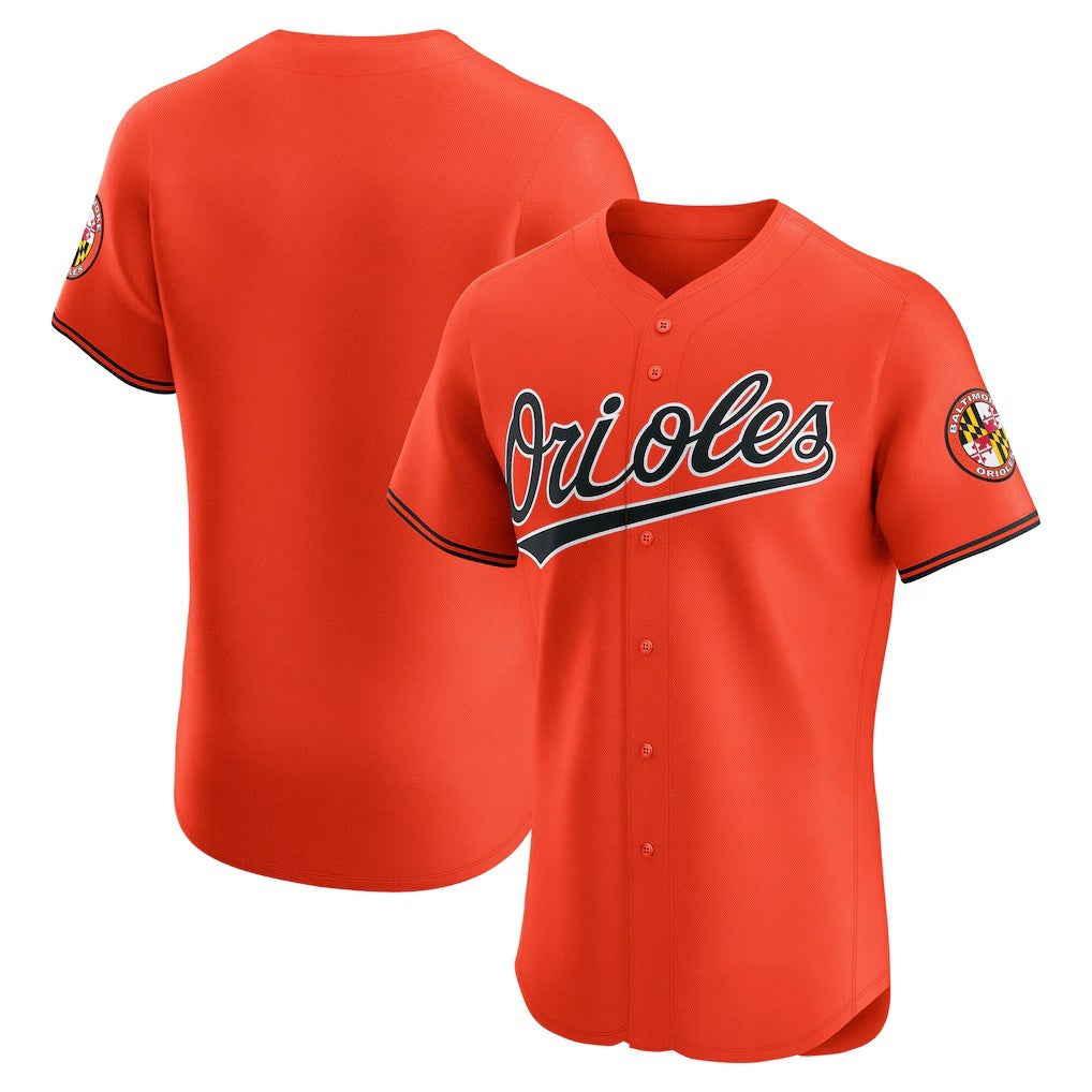 Baltimore Orioles Orange Puhics Alternate 2 Elite Jersey
