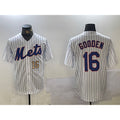 New York Mets #16 Dwight Gooden White Puhics Cool Base Stitched Jerseys