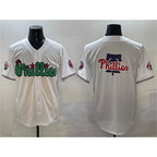 Philadelphia Phillies Team Big Logo White Puhics Phanatic Limited Stitched Jersey