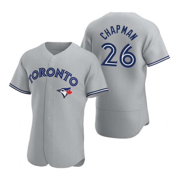 Toronto Blue Jays #26 Matt Chapman Grey Puhics Flex Base Stitched Jersey