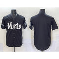 New York Mets Blank Black Puhics 'Gotham Gothic Edition' Vapor Premier Limited Stitched Jersey