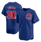 Chicago Cubs #30 Kyle Tucker Royal Puhics 2025 Limited Stitched Jersey