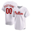 Custom Philadelphia Phillies White Puhics HHome Limited Jersey