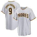 San Diego Padres #9 Jake Cronenworth White Puhics Home Replica Jersey