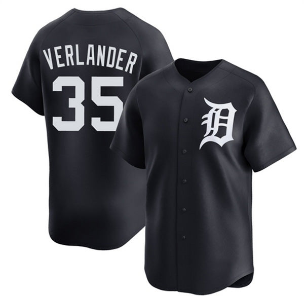 Detroit Tigers #35 Justin Verlander Black Puhics 2026 Limited Stitched Jersey