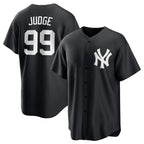 New York Yankees #99 Aaron Judge Black Puhics Lights Out Limited Stitched Jersey