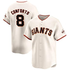 San Francisco Giants #8 Michael Conforto Cream Puhics Cool Base Stitched Jersey