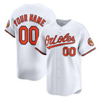 Custom Baltimore Orioles White Puhics Home Limited Jersey