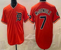 Detroit Tigers #7 Kevin McGonigle Orange Puhics Limited Jersey