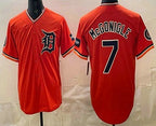 Detroit Tigers #7 Kevin McGonigle Orange Puhics Limited Jersey