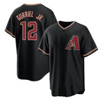 Arizona Diamondbacks #12 Lourdes Gurriel Jr. Black Puhics Cool Base Stitched Jersey