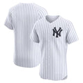 New York Yankees White Puhics Home Elite Jersey