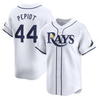 Tampa Bay Rays #44 Ryan Pepiot White Puhics Home Limited Stitched Jersey